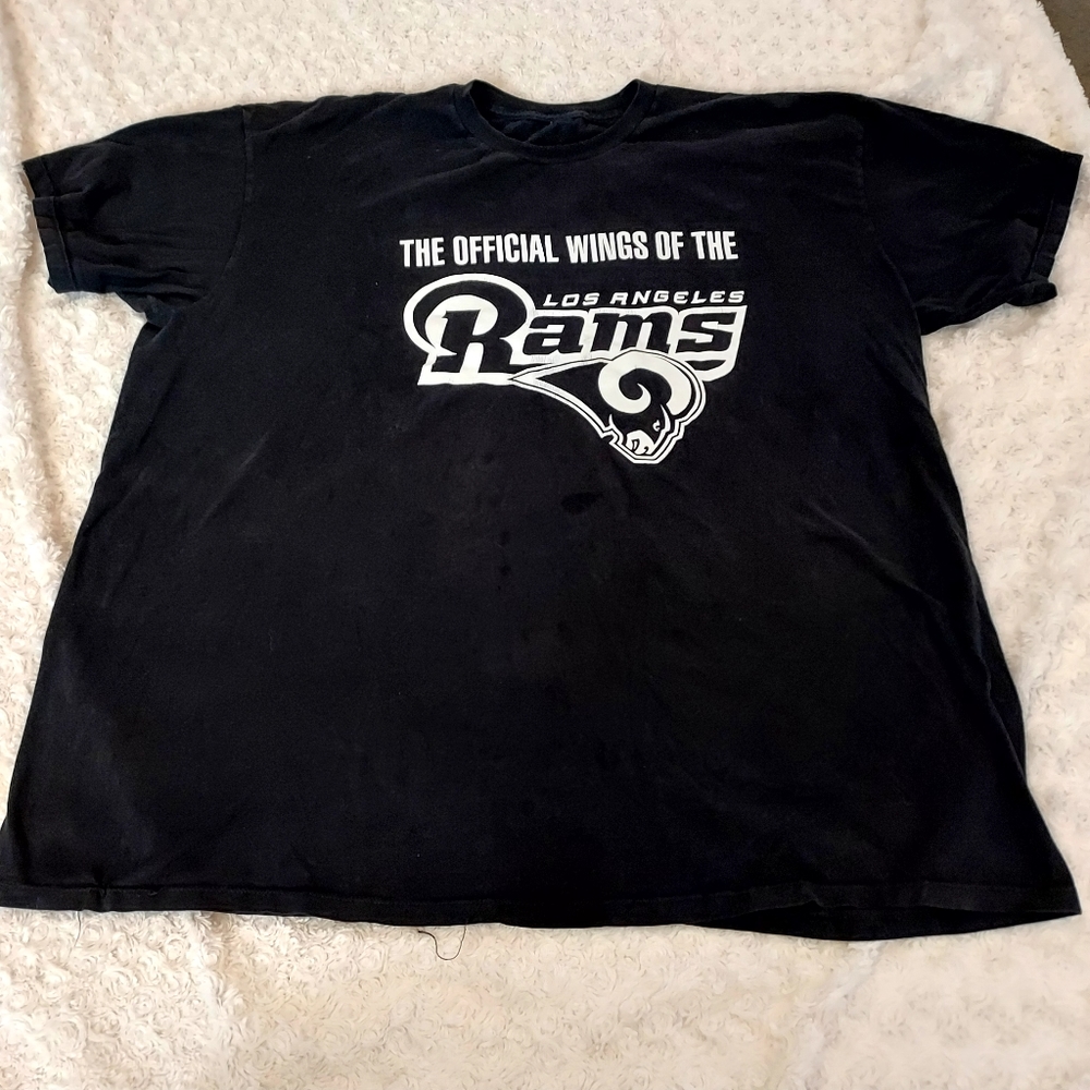 Los Angeles Rams Football Wing Stop black Tailgating t-shirt - 2XL
